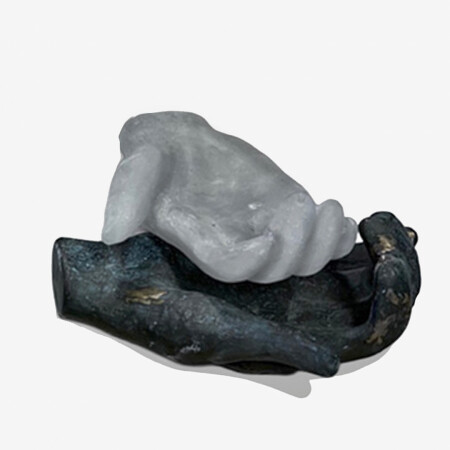 hand-in-hand, sallie portnoy sculpture