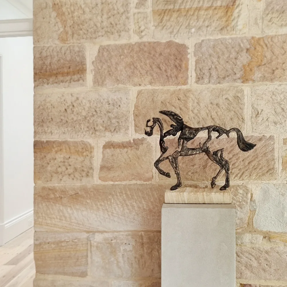 Tosca by Helena Lillywhite – bronze sculpture, limited edition of 5, 60x52cm (view 2) – SOHO Galleries Sydney