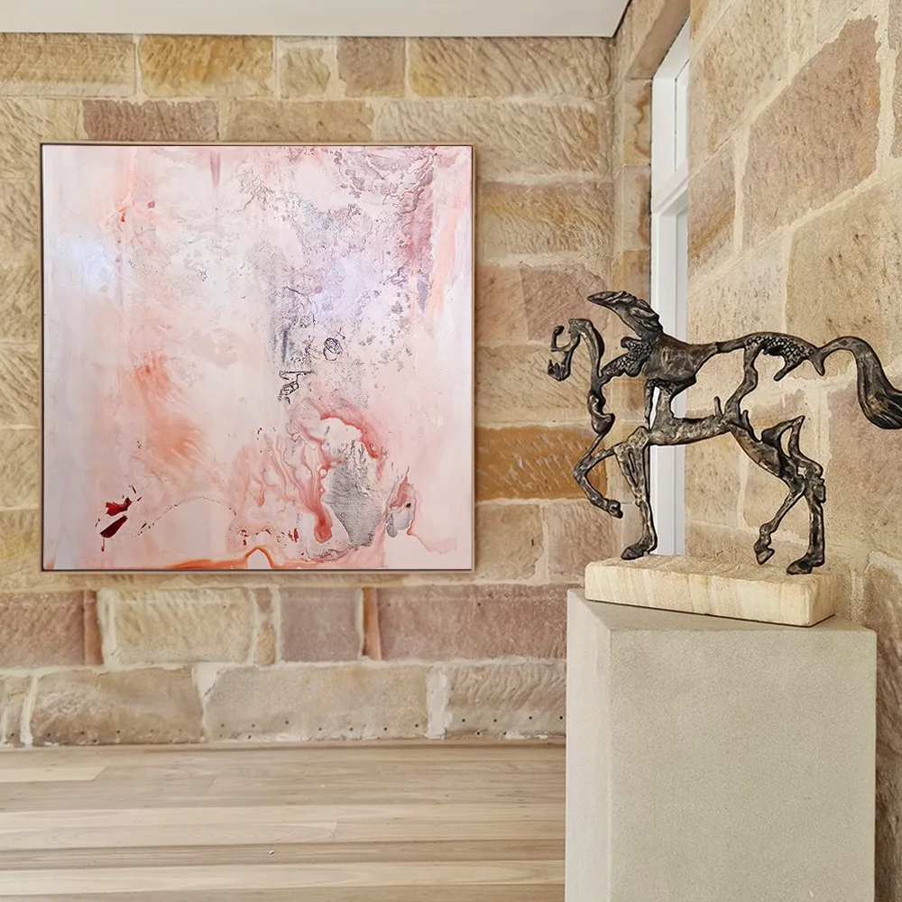 Tosca by Helena Lillywhite – bronze sculpture, limited edition of 5, 60x52cm (view 4) – SOHO Galleries Sydney