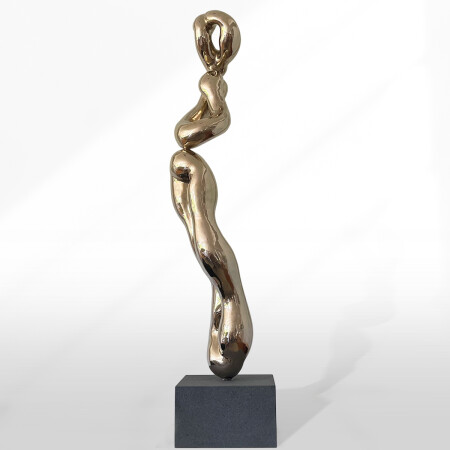 abstract bronze sculpture