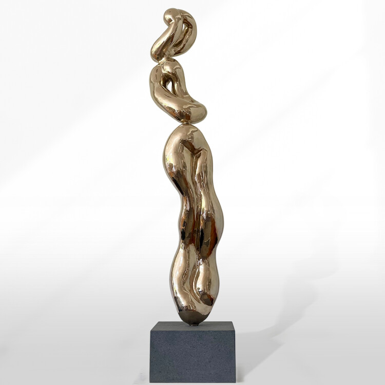 abstract bronze sculpture