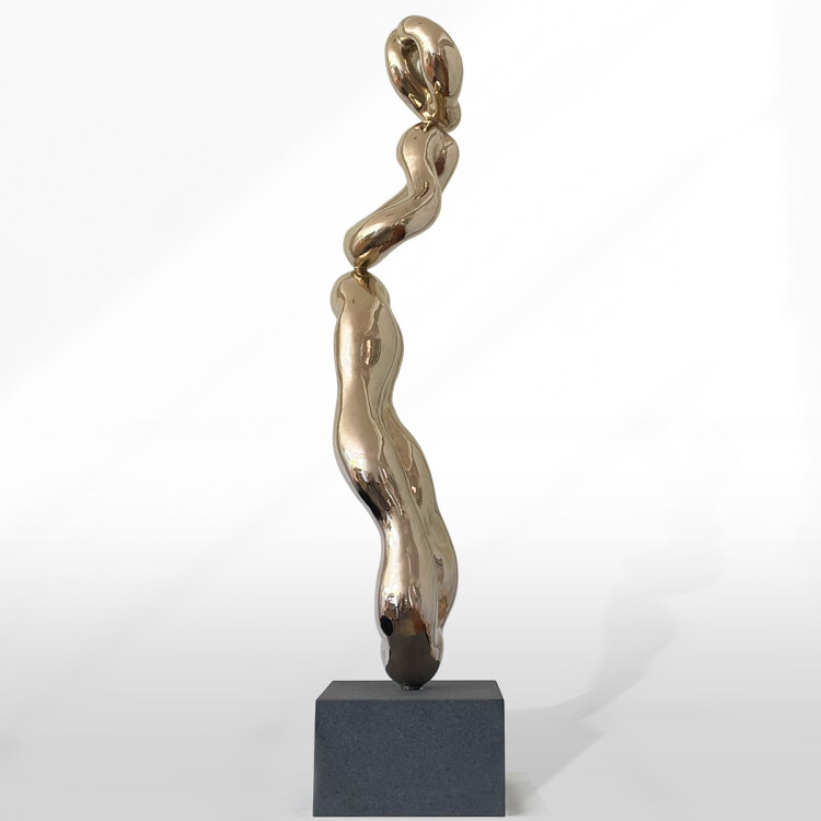 abstract bronze sculpture