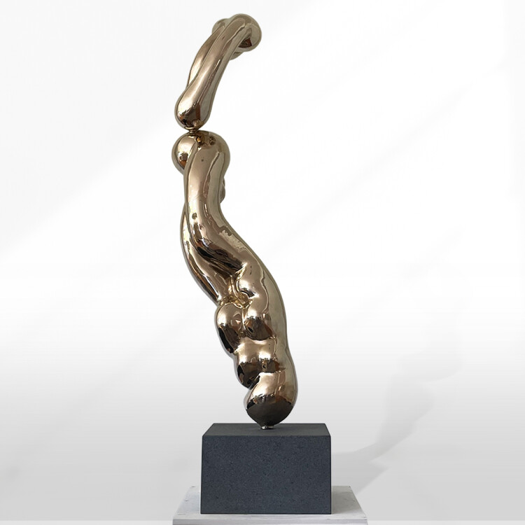 abstract bronze sculpture