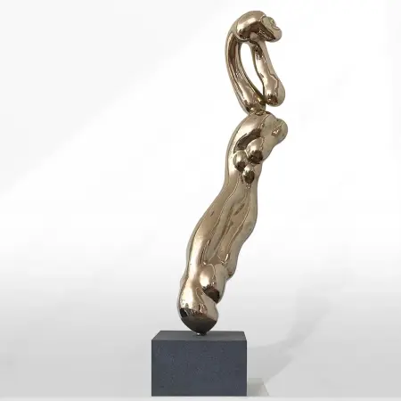 abstract bronze sculpture