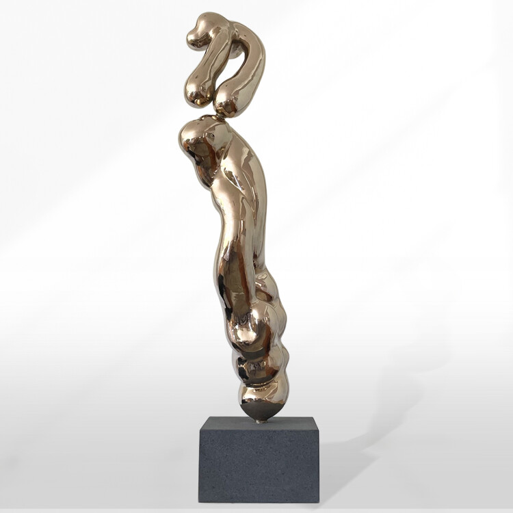 abstract bronze sculpture