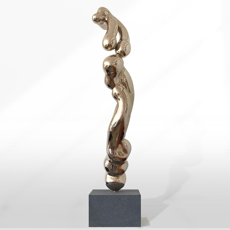 abstract bronze sculpture