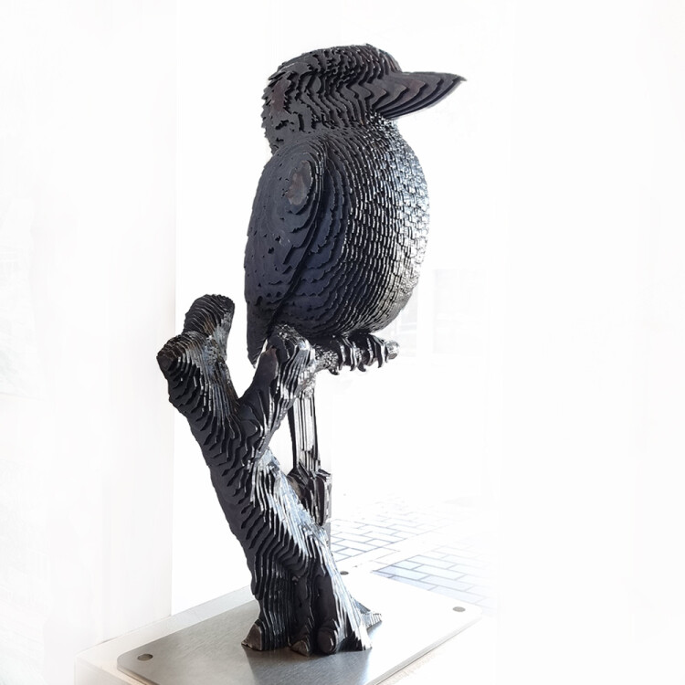 outdoor kookaburra sculpture