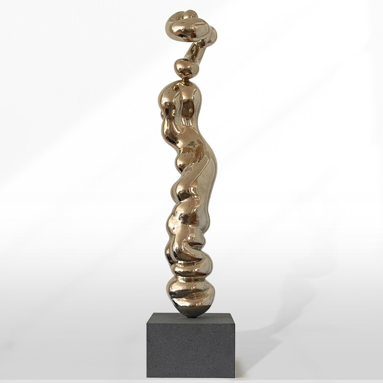 abstract bronze sculpture