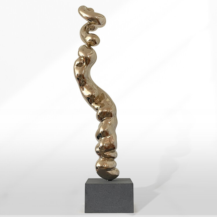abstract bronze sculpture