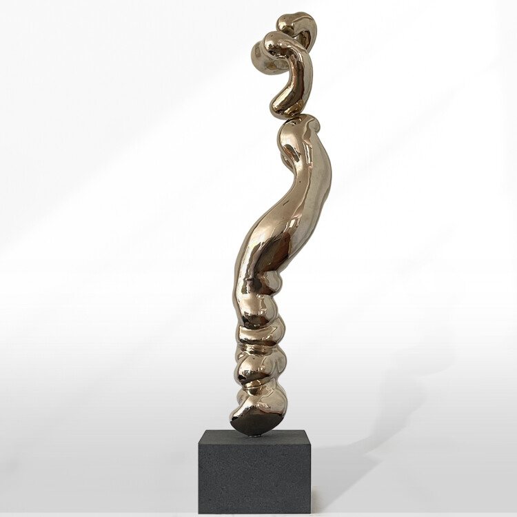abstract bronze sculpture