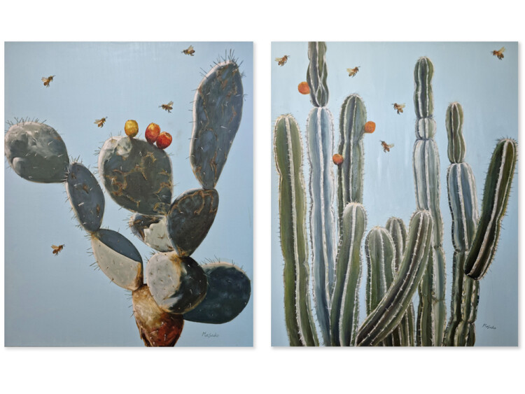cactus painting, original art