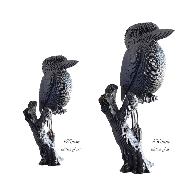 outdoor kookaburra sculpture