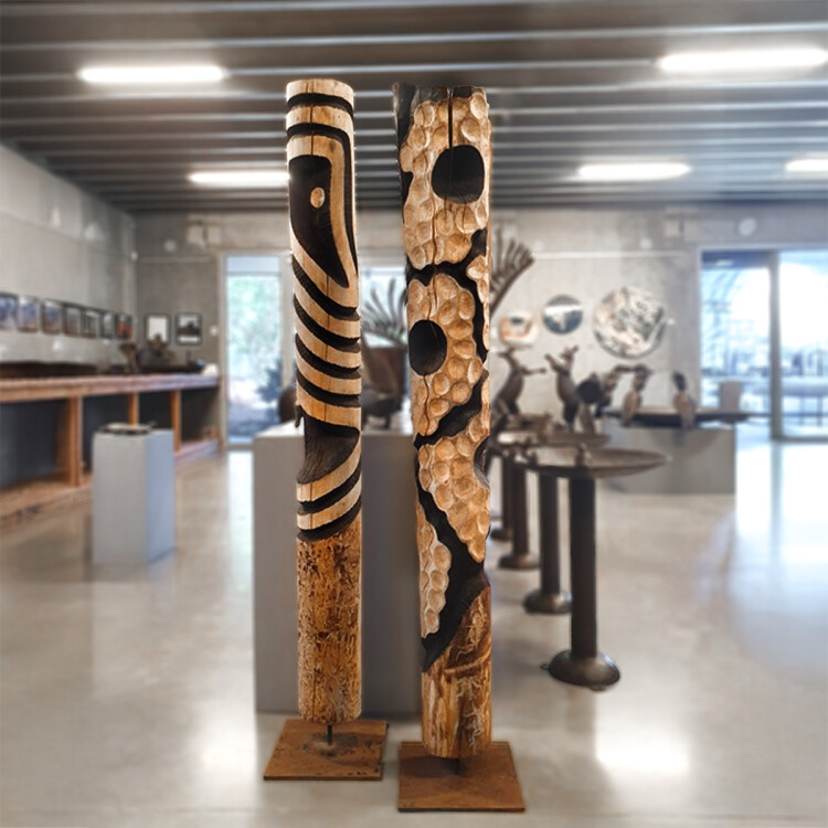 timber sculpture - Lucas guilbert Sculpture