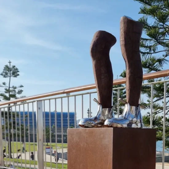 Corten-steel sculpture by Nicole Allen — original art, SOHO Galleries Sydney