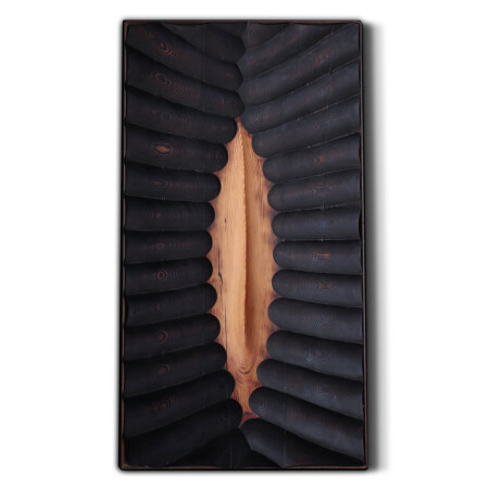 timber wall sculpture