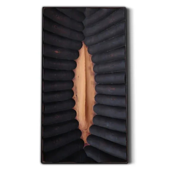 Timber sculpture by Lucas Guilbert — original art, SOHO Galleries Sydney