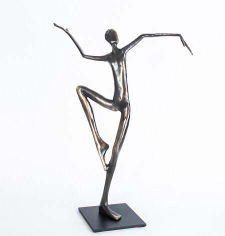 bronze dance sculpture
