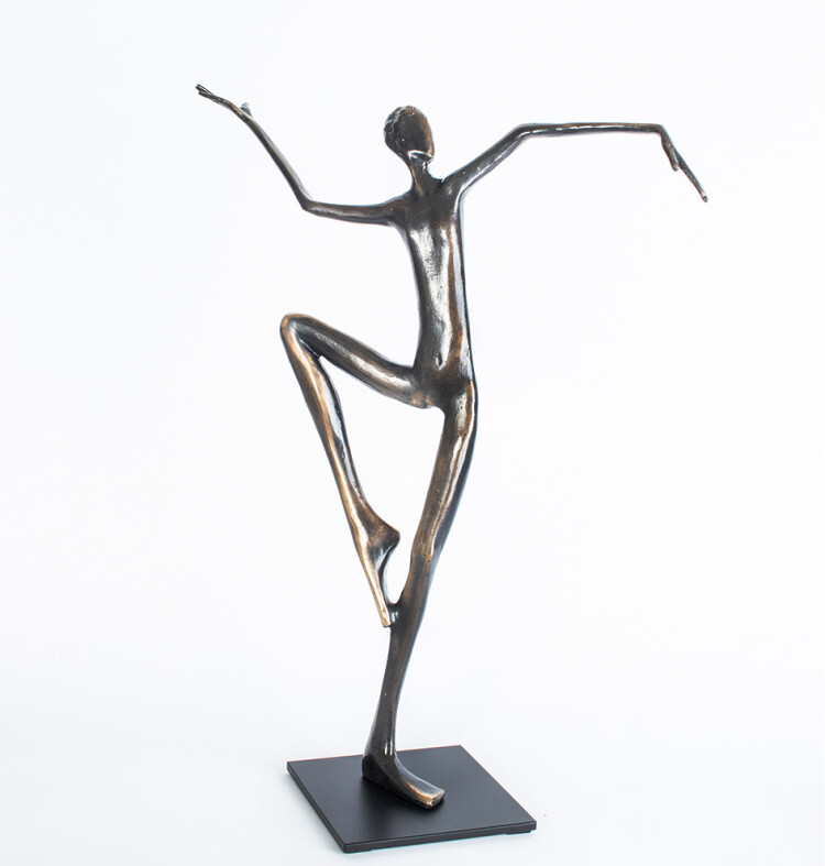 bronze dance sculpture