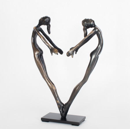 bronze dance sculpture