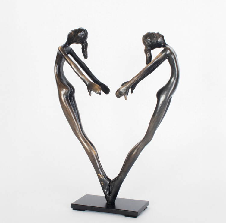 bronze dance sculpture