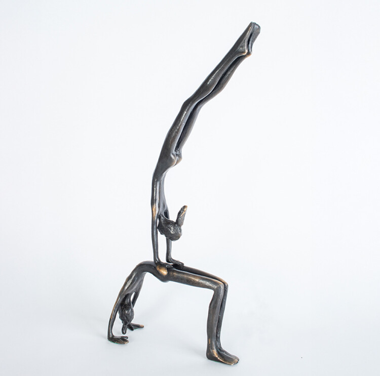bronze dance sculpture