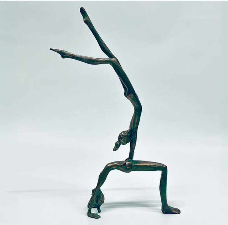 bronze dance sculpture