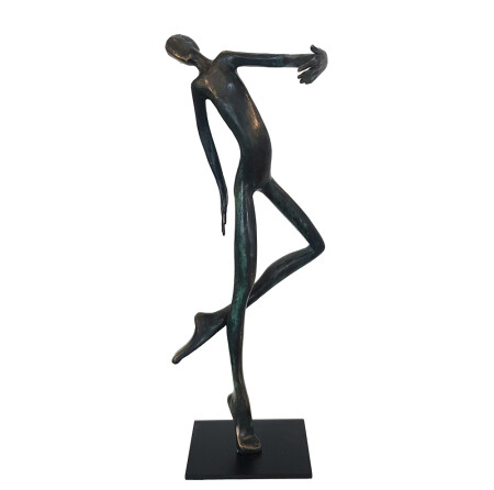 bronze dance sculpture