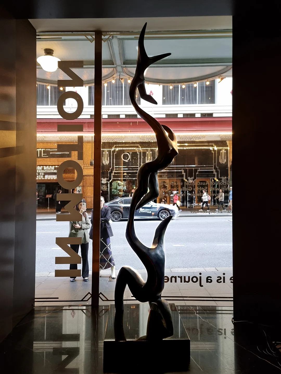 interior bronze sculpture