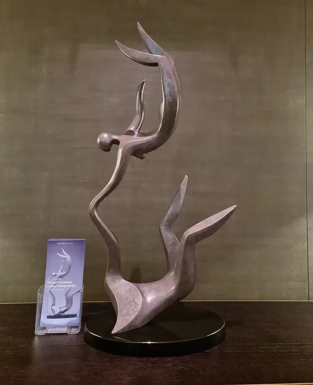 interior bronze sculpture