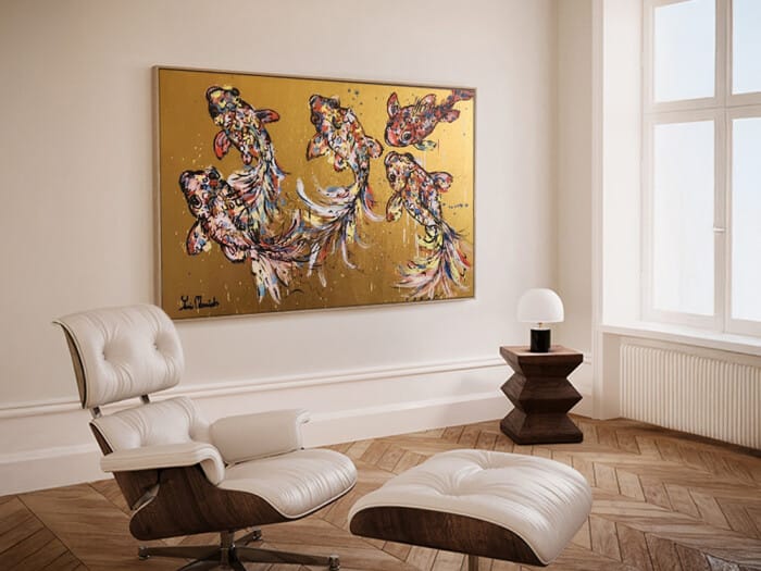 Abstract painting by Yosi Messiah — original art, SOHO Galleries Sydney