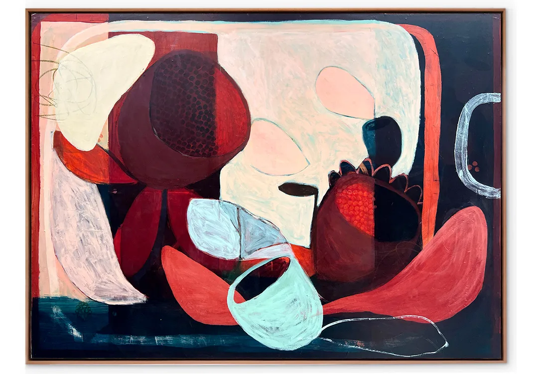 As We Are -153x113cm large floral art, original canvas painting