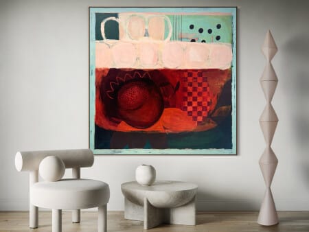 large floral wall art botanics