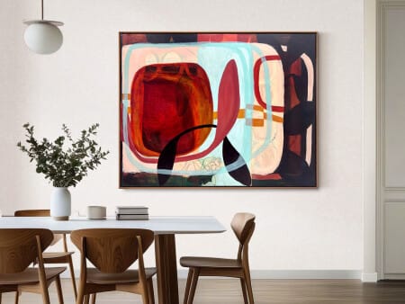 large floral wall art botanics