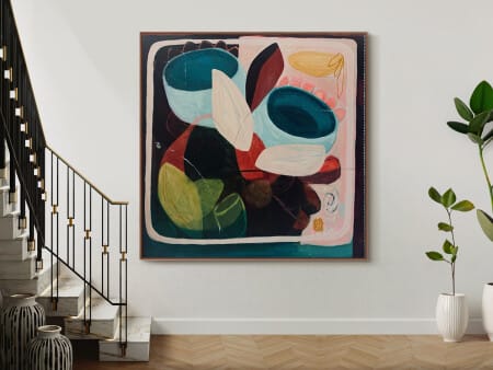 large floral wall art botanics