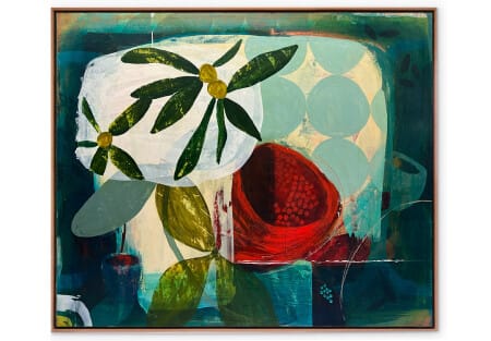 large floral art, original canvas painting