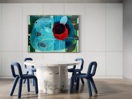 large floral wall art botanics