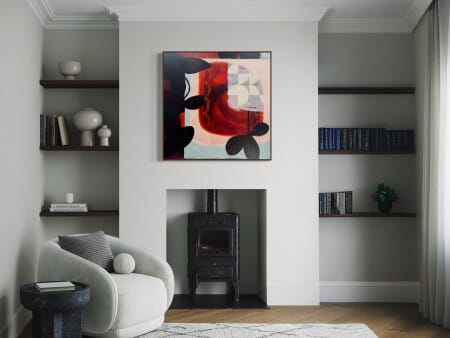 large floral wall art botanics