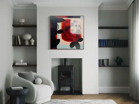 large floral wall art botanics