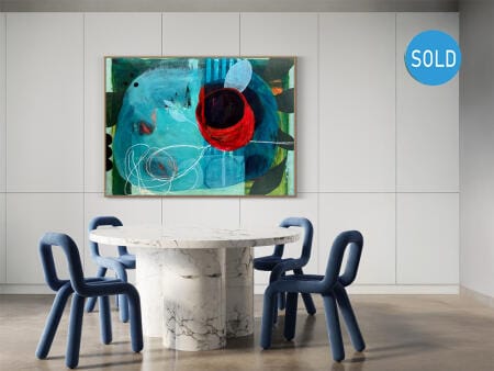 floral contemporary artwork