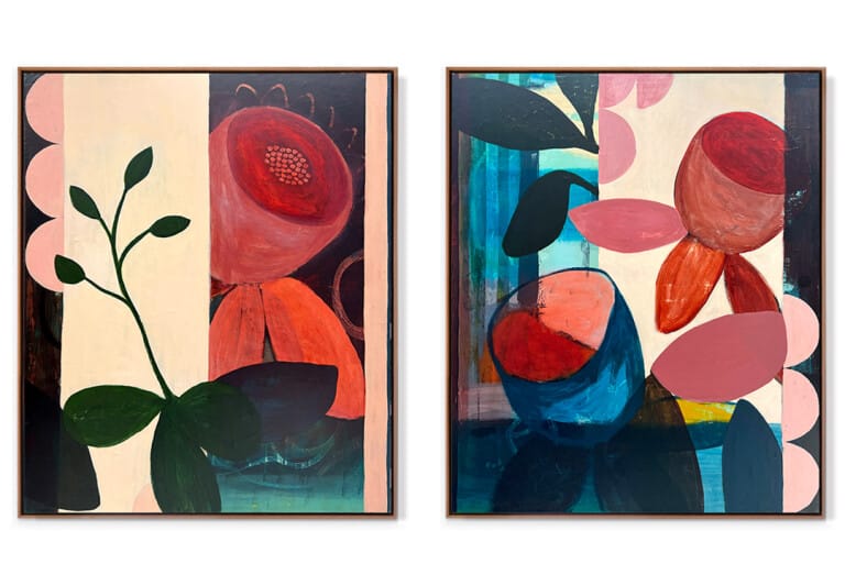 In Between I & II - 103x123cm