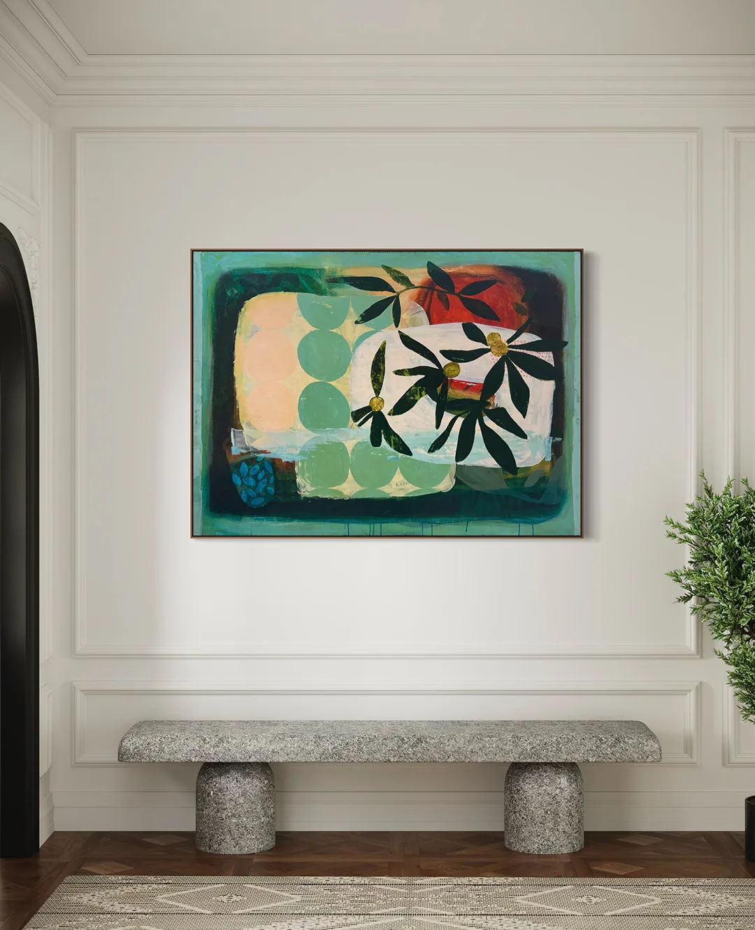 A garden for us 2 Amanda Ketterer Art large floral wall art botanics