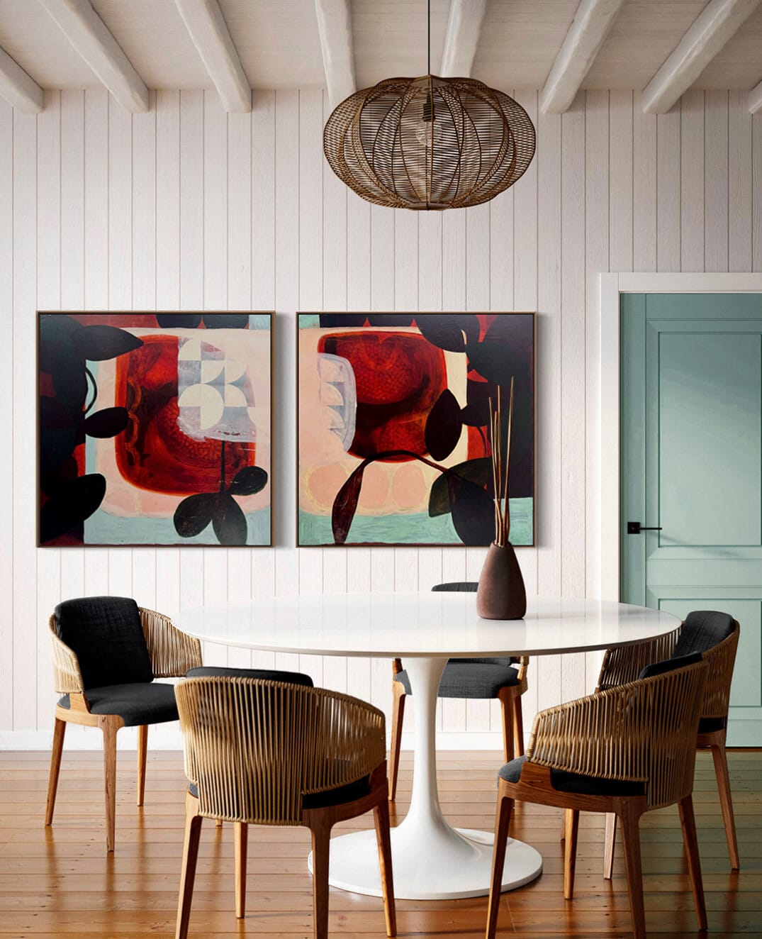 Abstract canvas painting by Amanda Ketterer — original art, SOHO Galleries Sydney