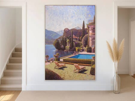 Australian Art & Sculpture | Soho Galleries gino campagnaro artwork, large canvas original art, italian landscape art