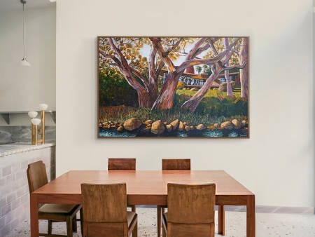 Australian Art & Sculpture | Soho Galleries gino campagnaro artwork, large canvas original art, landscape art