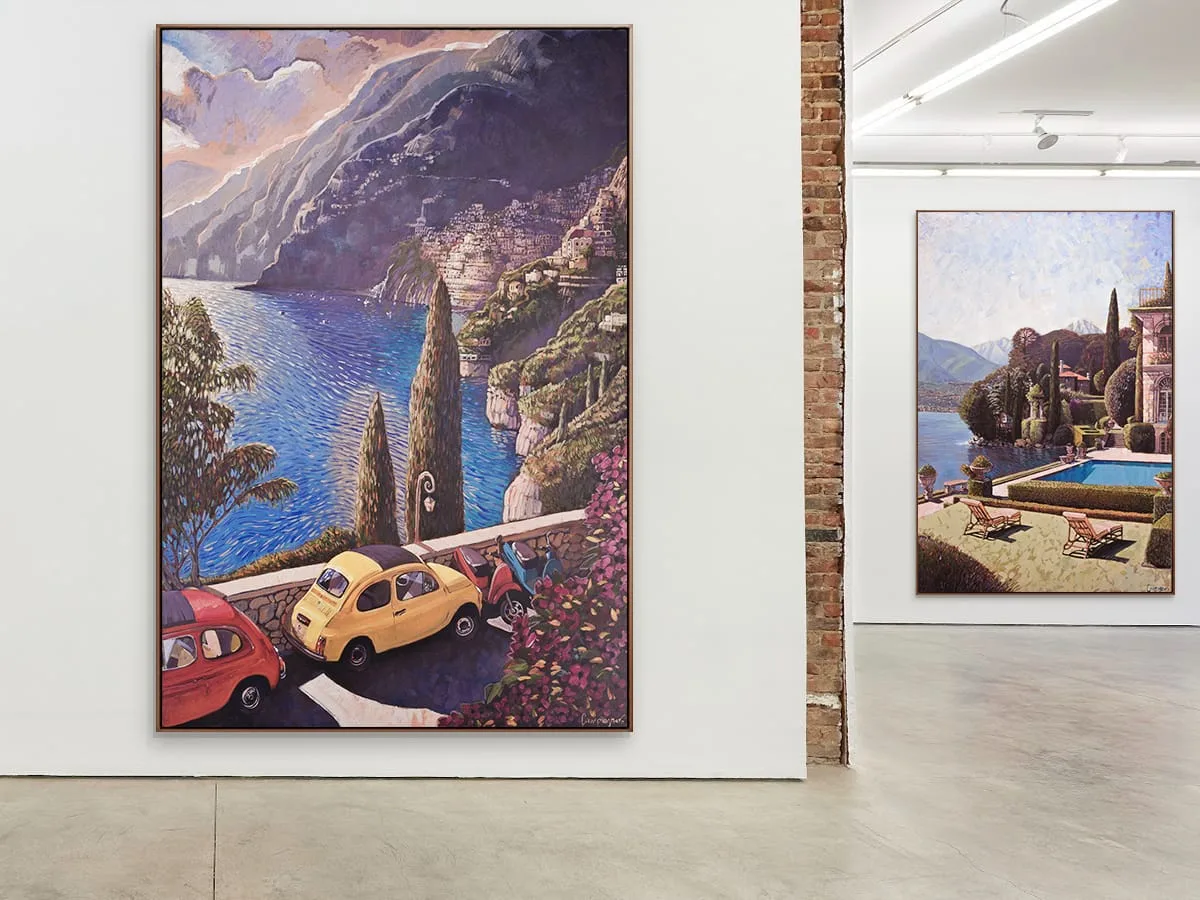 Overlooking forever - 180x120cm