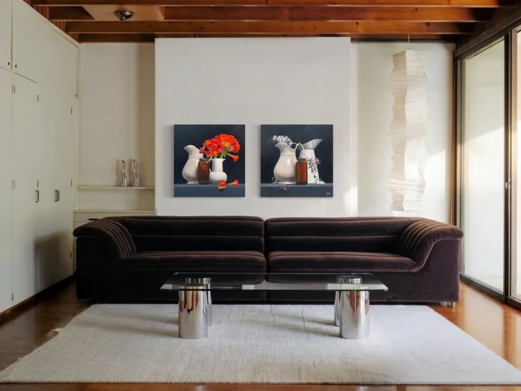 Australian Artists Clivea and Jasmine - 70x70cm