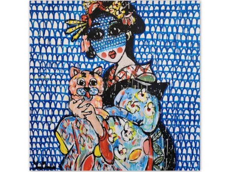 yosi messiah, geisha painting