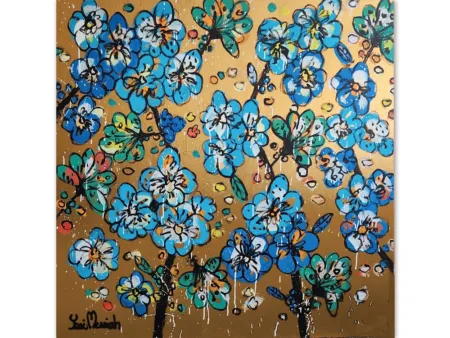 chery blossom painting, yosi messiah original australian art