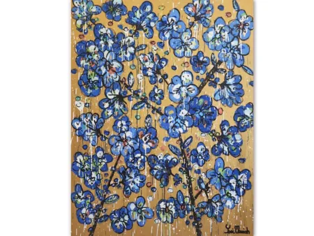 chery blossom painting, yosi messiah original australian art