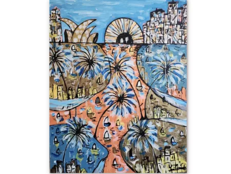 sydney harbour painting - original artwork